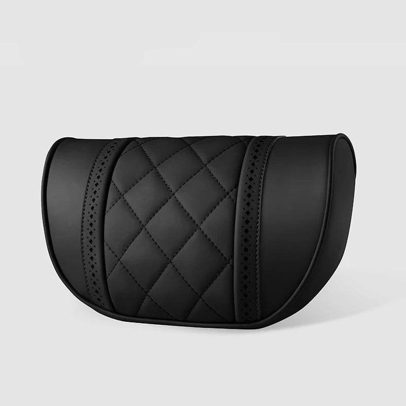 Mercedes-Benz AMG Leather Neck Pillow & Lumbar Support - Black Neck Pillow