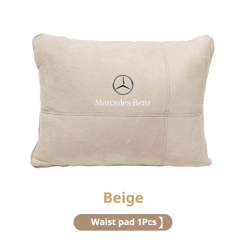Mercedes-Benz Neck Pillow & Lumbar Support Cushion | For A B C E S V R-Class, CLA, GLA, GLB, GLC, GLE, SLK, A45, C43 -