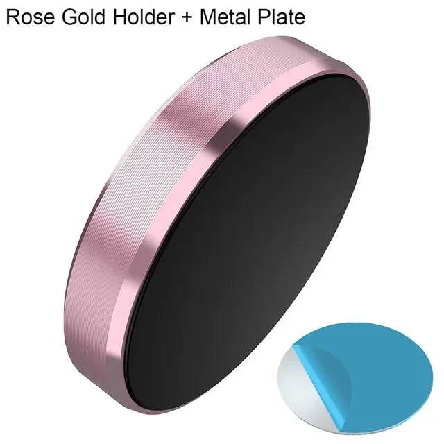 Magnetic Car Phone Holder - Rose Gold