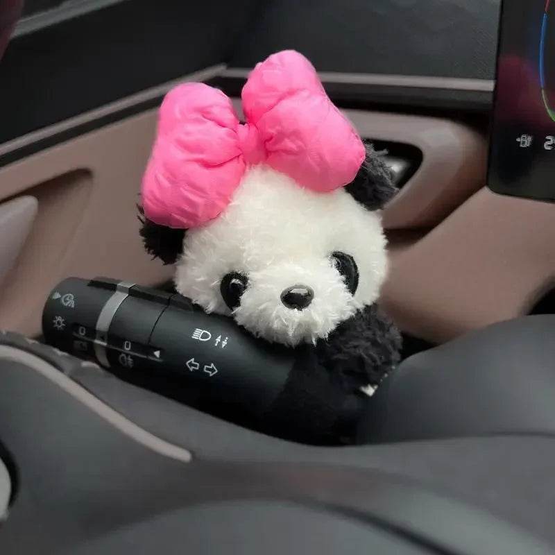Teddy Bear: Adorable Turn Signal Wiper Companion - Pink Panda