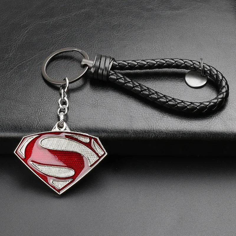 Marvel Avengers Deadpool Captain America Shield Keychain Rotate Relieve Anxiety Toy Keyring Car Bag Key Holder Accessories Gift - si shi