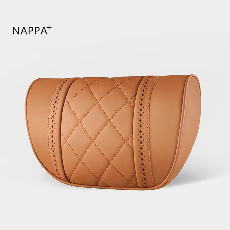 NAPPA Leather Car Neck Pillow For Mercedes-Maybach S-Class Headrest Car Travel Rear Seat Support Cushion Interior Accessories