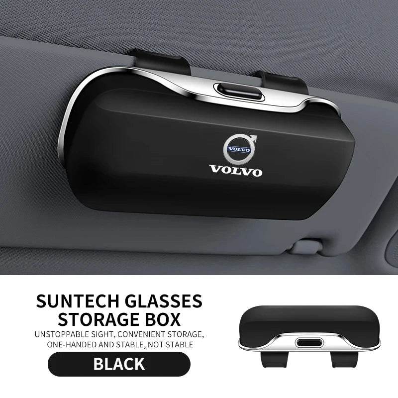 Volvo Car Sunglasses Holder Clip - black