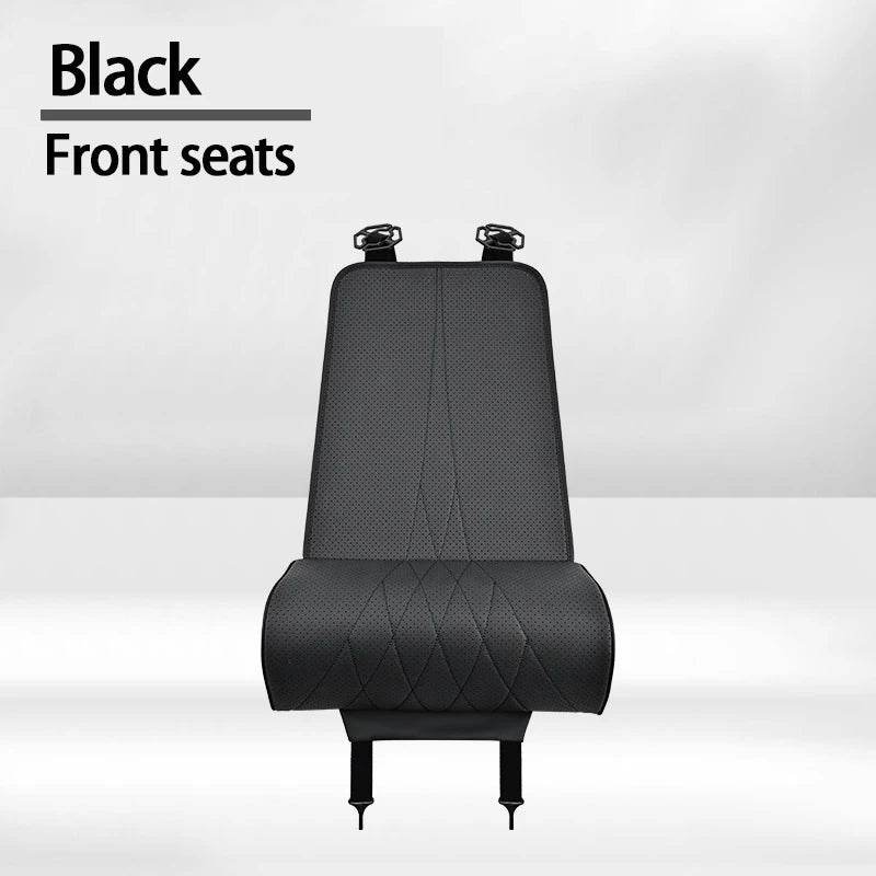 Car Seat Cushion | Universal PU Leather, Breathable & All-Season Comfort - 1PC Black