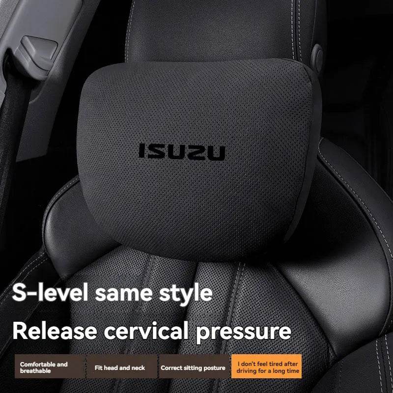 Isuzu Neck Pillow & Lumbar Support - White Neck Pillow