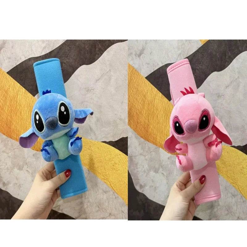 Disney Stitch & Angel Kawaii Seat Belt Shoulder Cover - 2pcs 1
