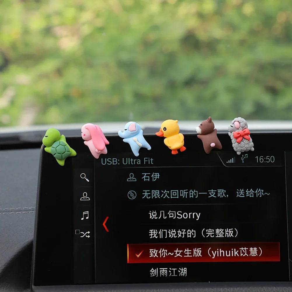 Cute Little Pendants Car Dashboard - 6 pcs -