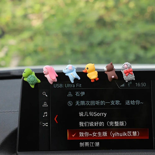 Cute Little Pendants Car Dashboard - 6 pcs -