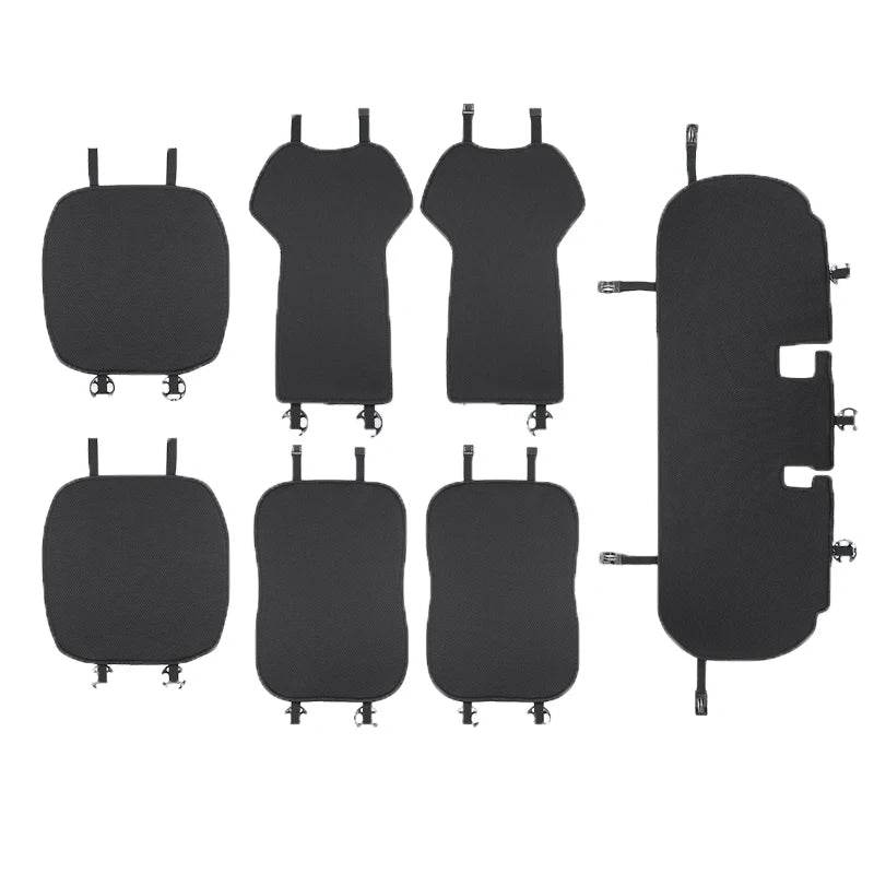 Tesla Seat Cushion | Model 3 & Y (2019–2025) Breathable Cover - T-M3Y-F01-white