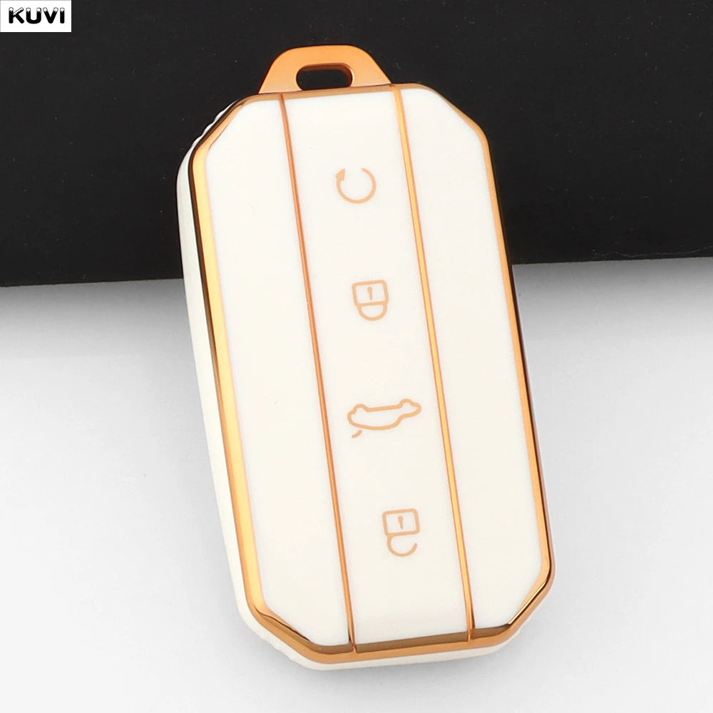 Chery Jaecoo J7 & J5 TPU Key Case — 7 Colours - White