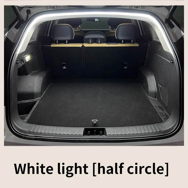 Car Trunk Ambient LED Light Strip | Wireless, Auto-Sensing, High Brightness - 2M White light