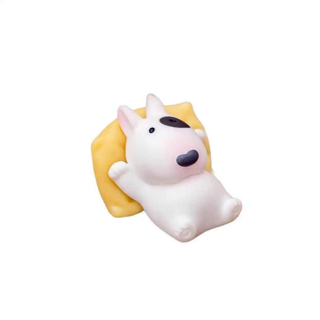 Bull Terrier Dashboard Figurine - Resin Car Interior Ornament