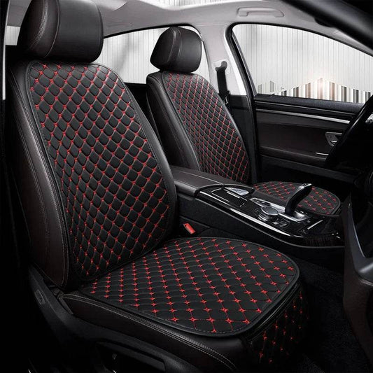 Leather Car Seat Cover – Wear-Resistant - Full Black