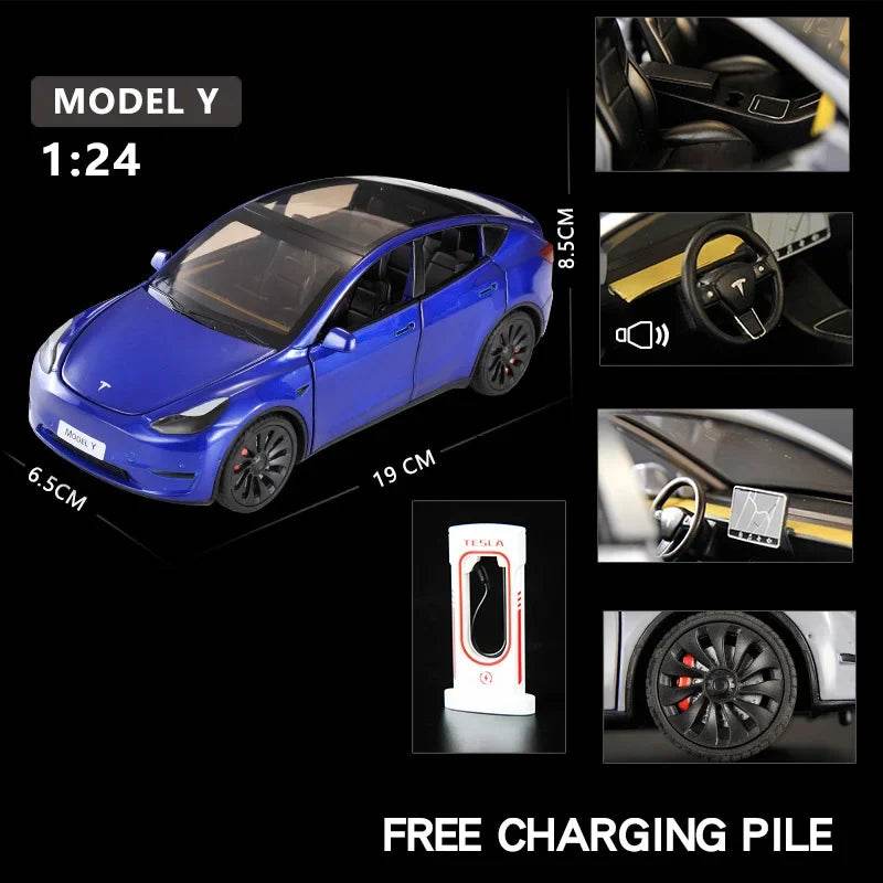 Tesla Model Y – Car Toy - model Y white