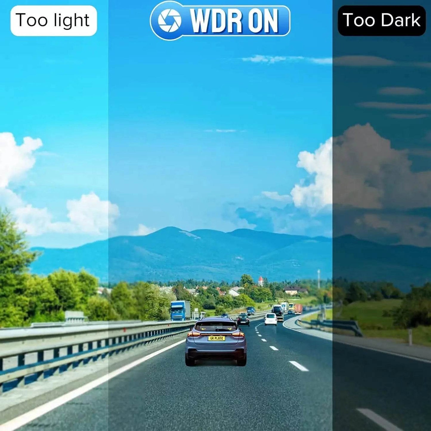 2K Mini Dash Cam with WiFi -