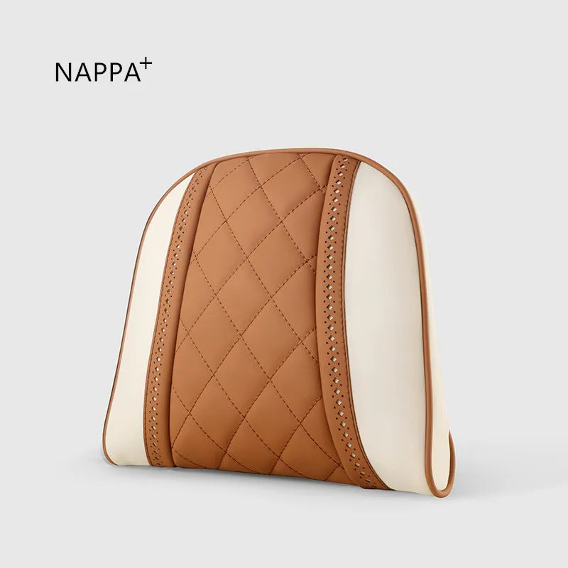 NAPPA Leather Car Neck Pillow For Mercedes-Maybach S-Class Headrest Car Travel Rear Seat Support Cushion Interior Accessories