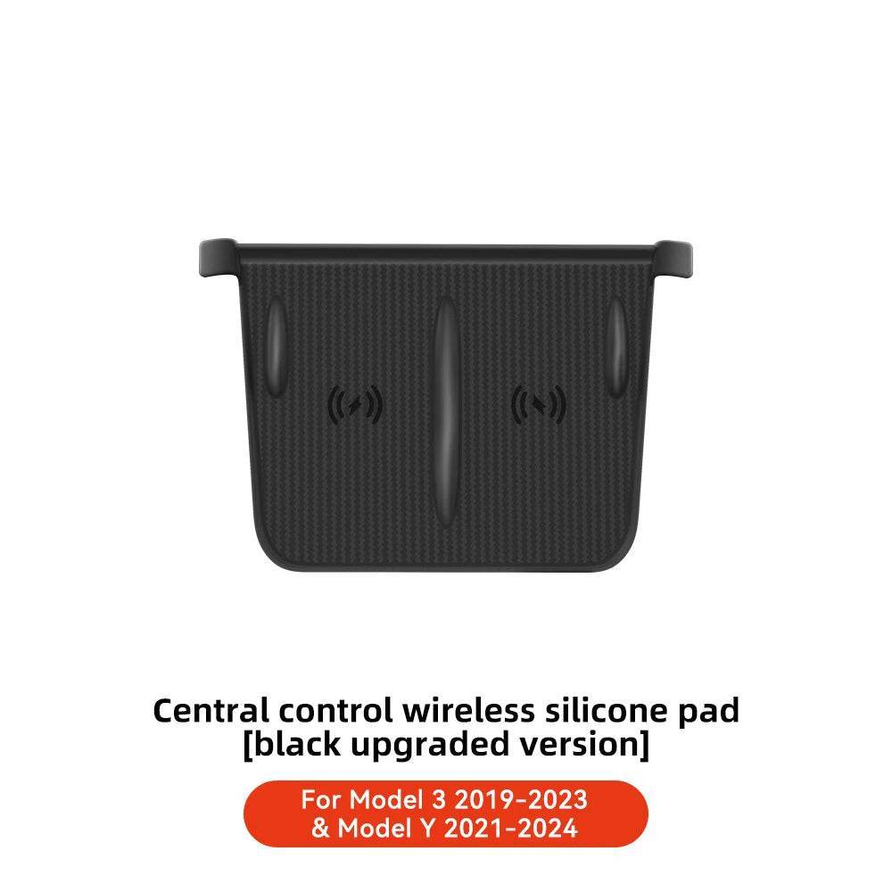 Wireless Charging Pad – Fits Tesla Model 3/Y (2021–2025 Highland/Juniper) - Black