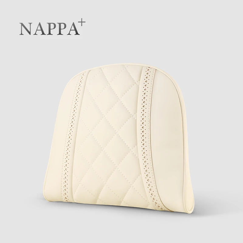 NAPPA Leather Car Neck Pillow For Mercedes-Maybach S-Class Headrest Car Travel Rear Seat Support Cushion Interior Accessories