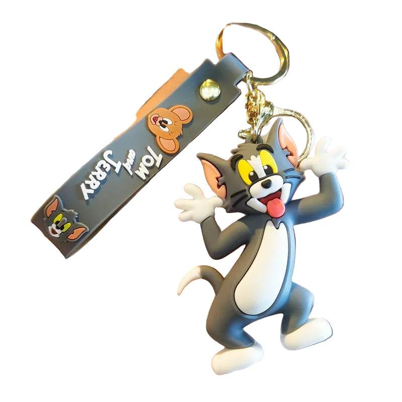 Tom & Jerry Keychain – Bag Pendant & Car Key Ring - E