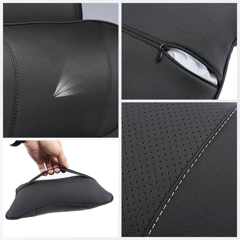 Car Seat Neck Pillow for Skoda – Compatible with Octavia, Superb, Rapid, Kodiaq, Karoq, Fabia, Kamiq & More -