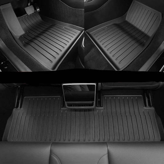 Tesla Model 3 Highland (2024–2025) All-Weather TPE Floor Mats & Cargo Liner - 1Pc Mat