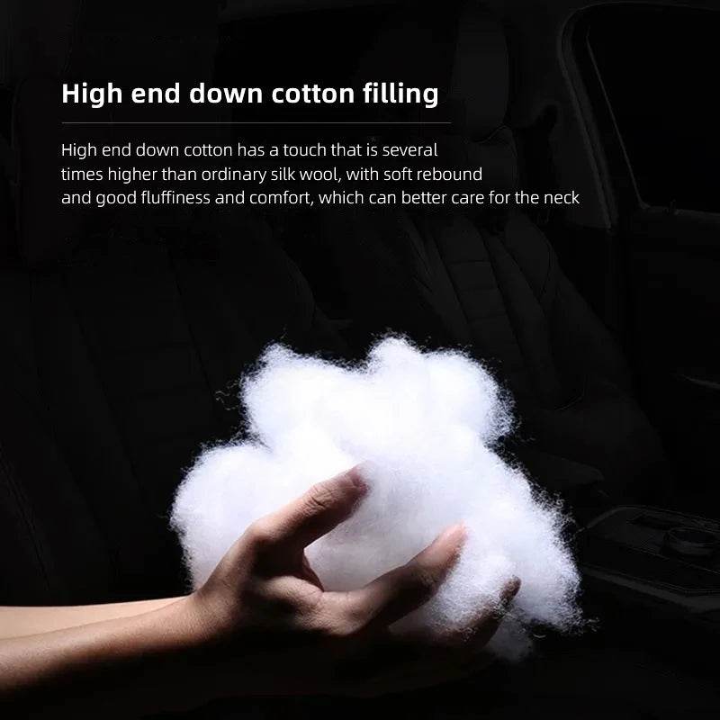 Car Seat Neck Pillow for Skoda – Compatible with Octavia, Superb, Rapid, Kodiaq, Karoq, Fabia, Kamiq & More -