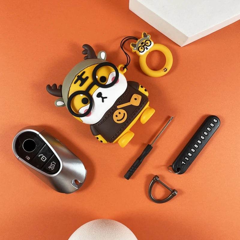 Mercedes-Benz Tiger & Panda Key Case Cover - C-Tiger