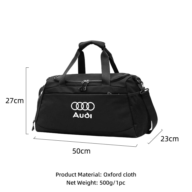 Audi Logo Car Travel Organiser Storage Bag with Tool Compartments