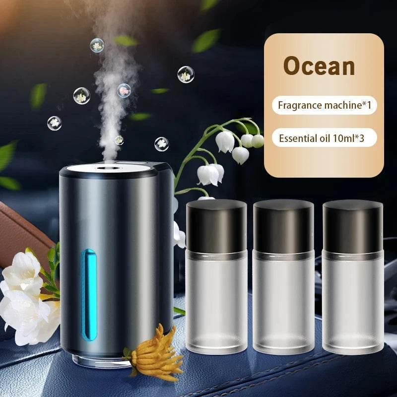 Car Air Vent Aroma Diffuser & Humidifier – Mist Air Freshener for Odor Removal - Ocean 3pcs