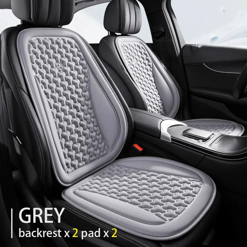 Summer Ice Silk Car Seat Cushion – 3D Breathable Universal Seat Protector Pad
