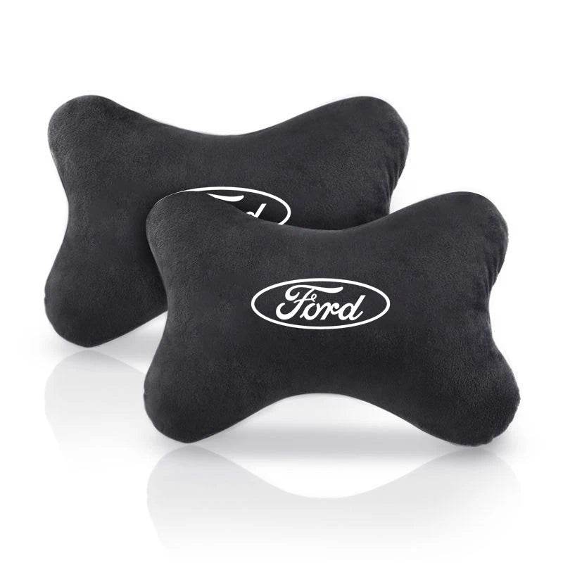 Ford Neck Pillow and Seat Belt Pad - 2pcs-Neck Pillow