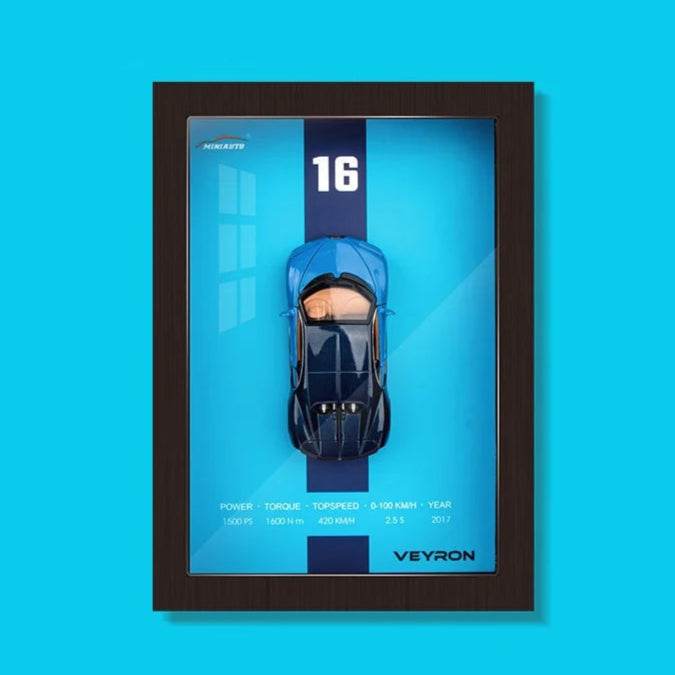 3D Wall Hanging Simulation Car Model for Living Room Decor & Car Enthusiasts - Bugatti veyron