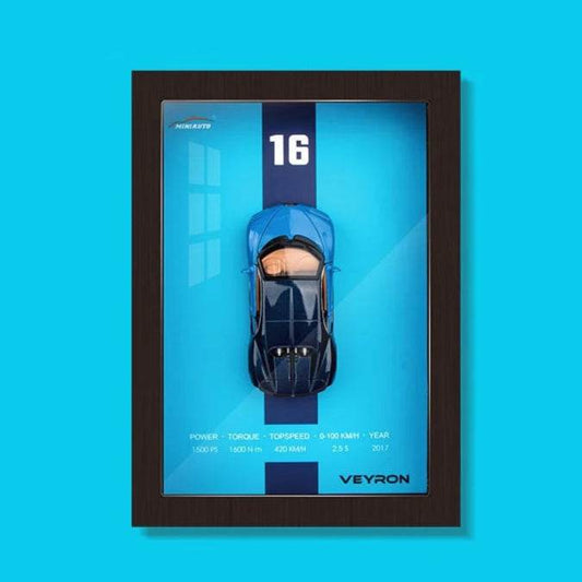 3D Wall Hanging Simulation Car Model for Living Room Decor & Car Enthusiasts - Bugatti veyron