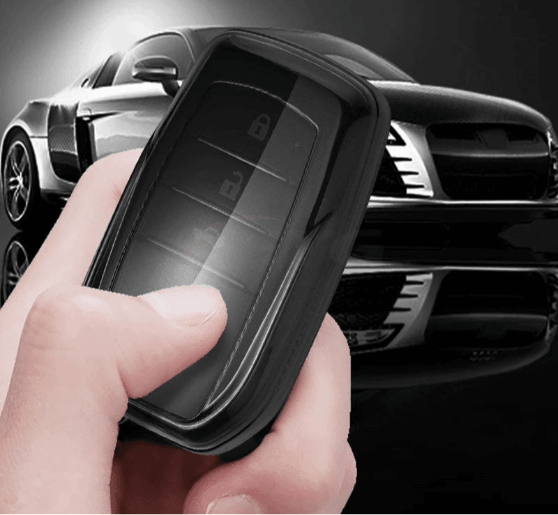 Toyota Car Key TPU Case Cover - Black