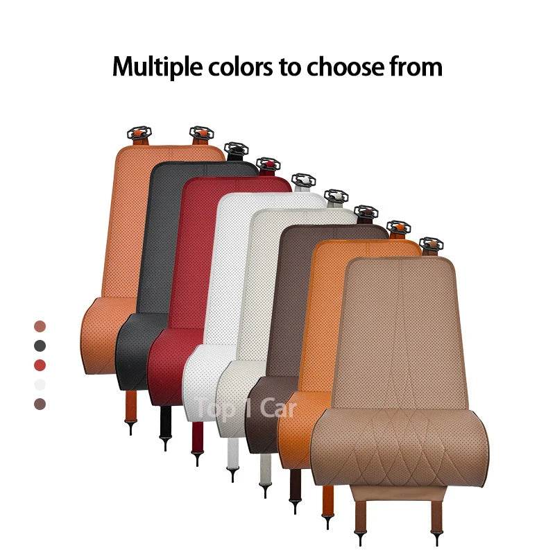 Car Seat Cushion | Universal PU Leather, Breathable & All-Season Comfort - 1PC Black