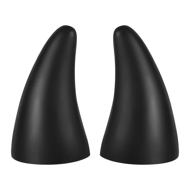 Car Roof Devil Horn Decoration – Self-Adhesive - Onyx Black