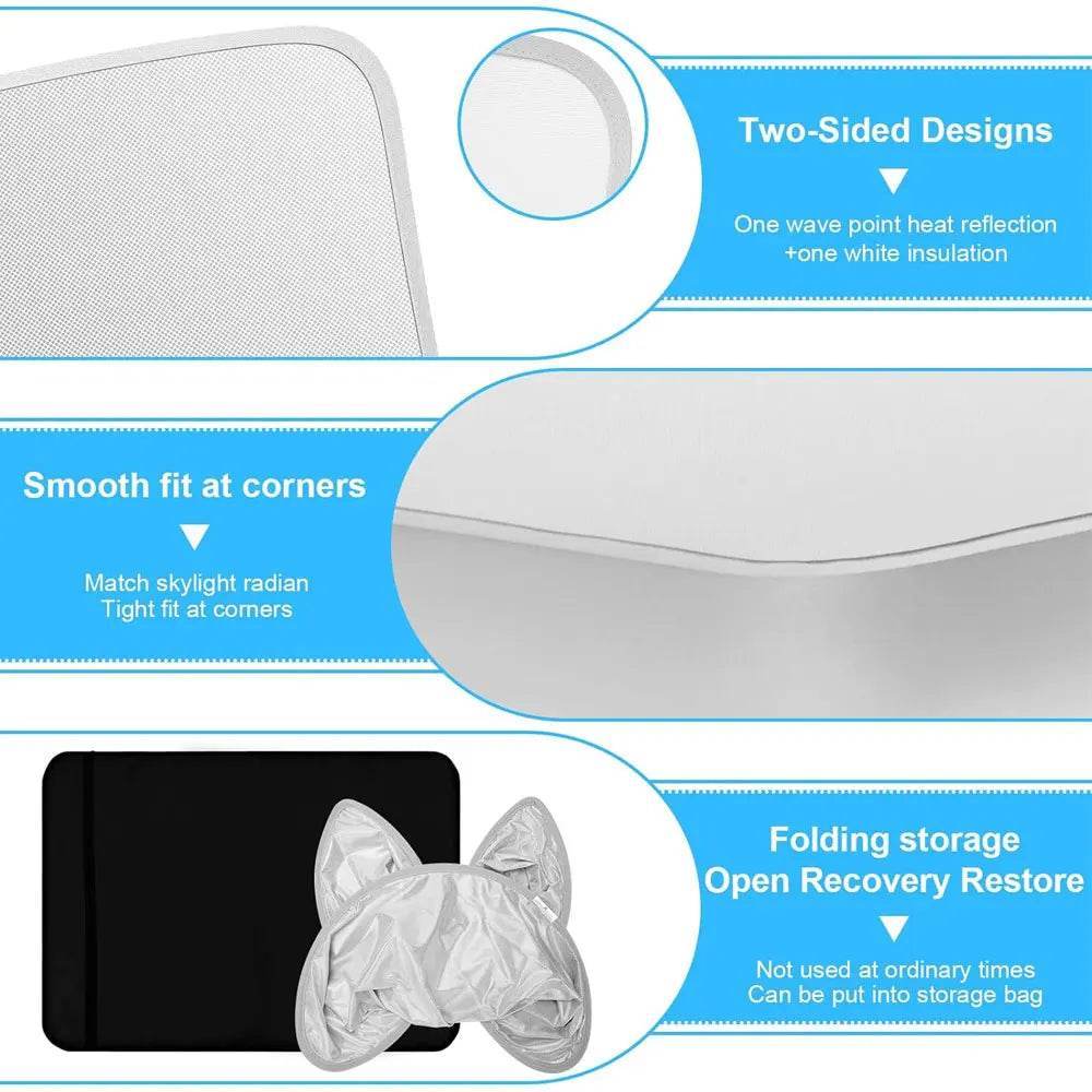 Tesla Model 3/Y Sunroof Sunshade (2020–2025) - Windshield M3 MY