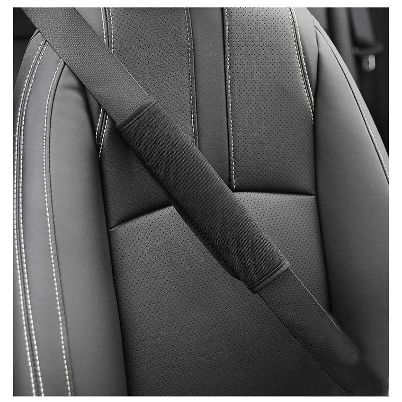 Leather Seat Belt Shoulder Pads - 1