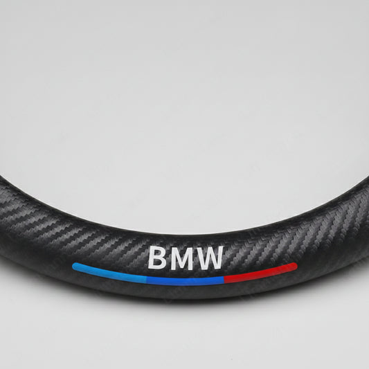 BMW 3D Carbon Fiber Leather Steering Wheel Cover