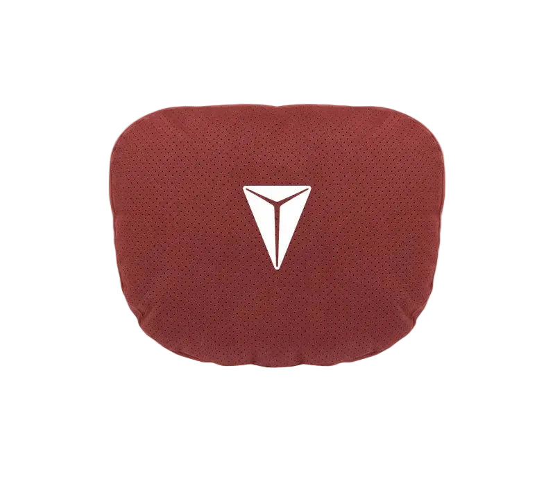 Deepal Neck Pillow & Lumbar Support Set - headrest red