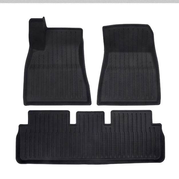 Tesla Model 3 Highland (2024–2025) All-Weather TPE Floor Mats & Cargo Liner - 3Pcs Floor Mat