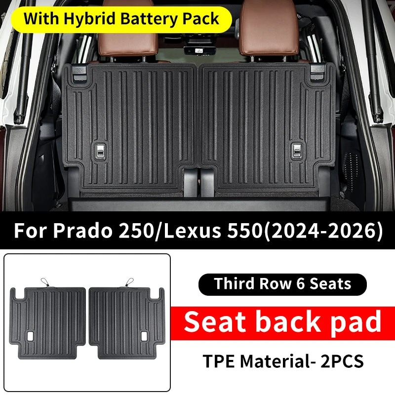 Toyota Prado and Lexus GX550 Seat Back Protector - A 3rd Row 6 Seats