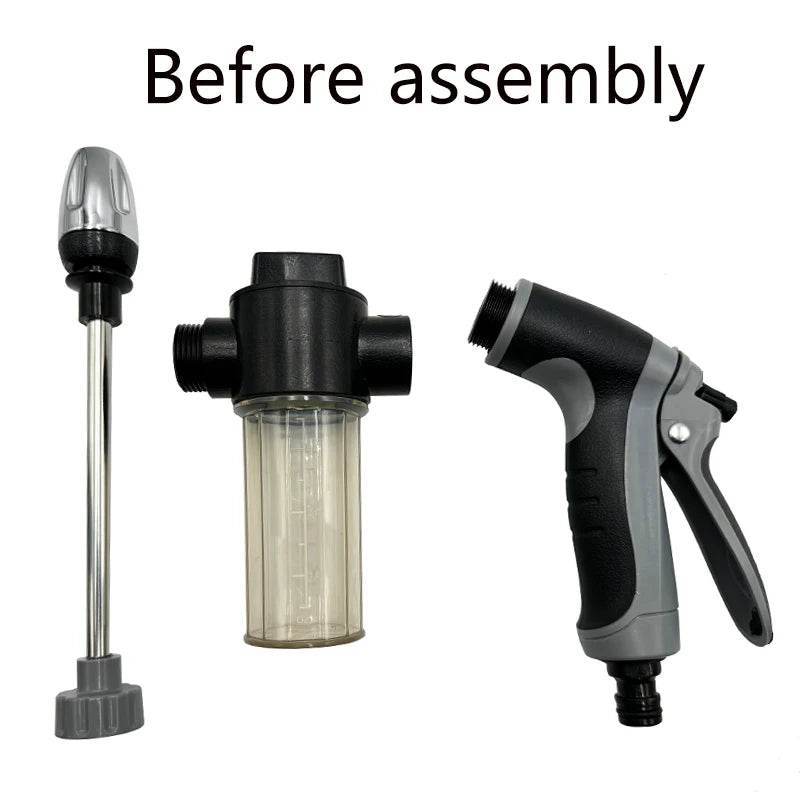 High Pressure Spray Water Gun Hose Nozzle Car Cleaning Wash Tool Kits -