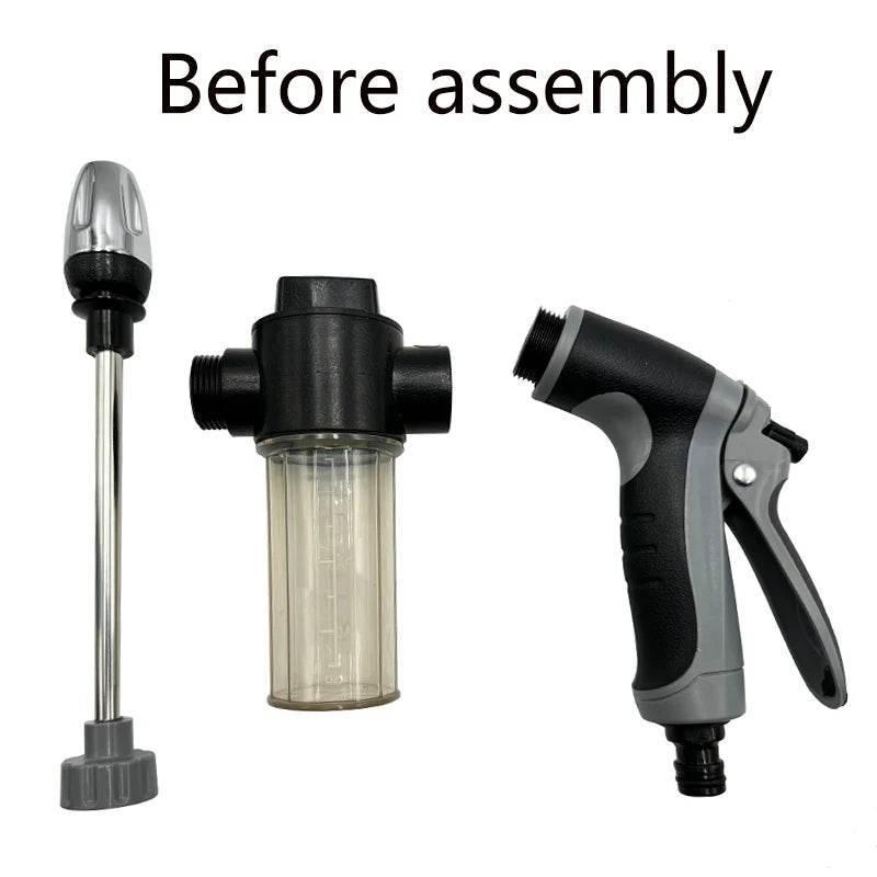 High Pressure Spray Water Gun Hose Nozzle Car Cleaning Wash Tool Kits -