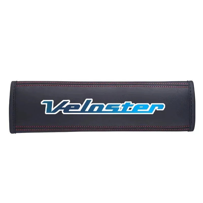 Veloster Leather Seat Belt Shoulder Pad - A