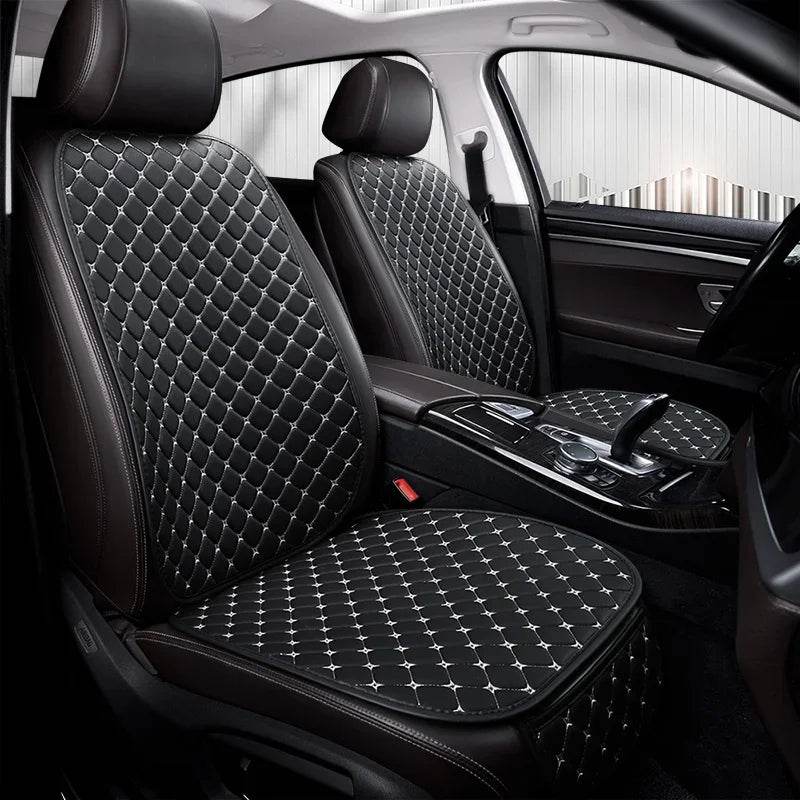 Leather Car Seat Cover – Wear-Resistant - Full Black