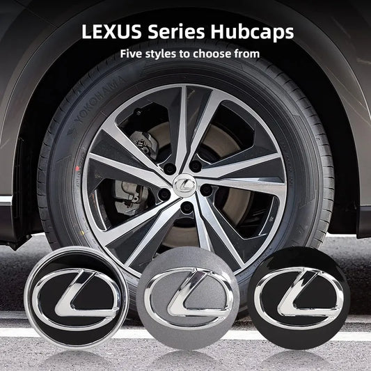 4Pcs 62mm Lexus Wheel Center Cap Hub Covers