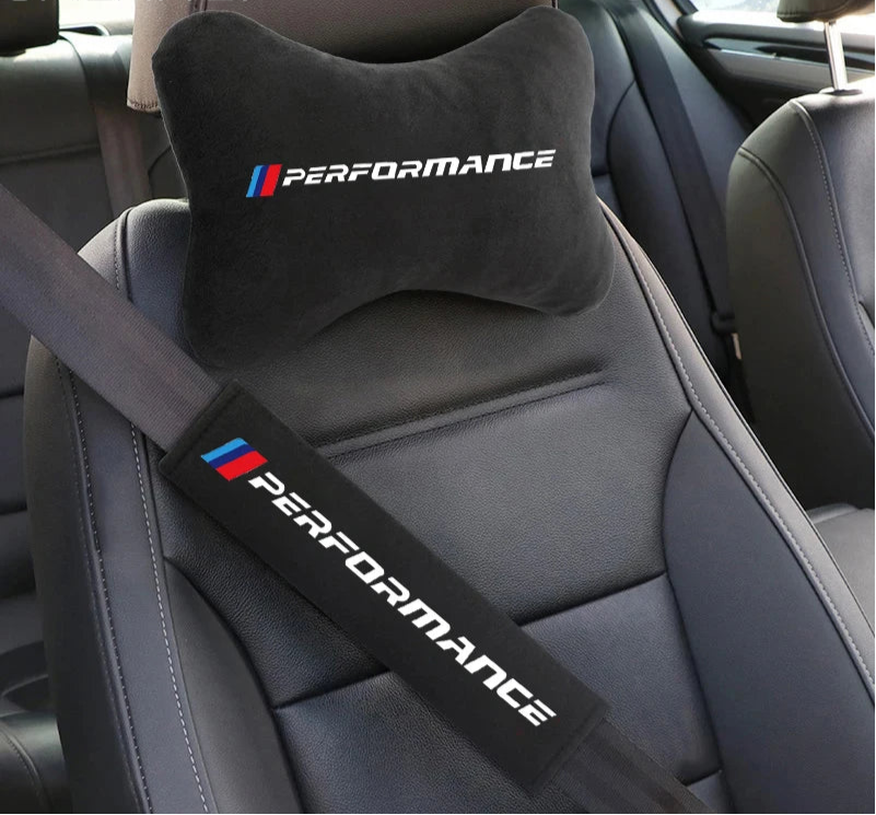 BMW Neck Pillow and Seat Belt Pad