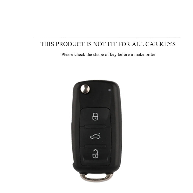 Volkswagen Leather Car Key Case – Full Cover