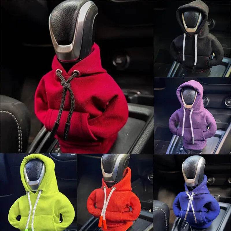Gear Shift Hoodie Cover – Universal Fit for Manual & Automatic Cars - Purple